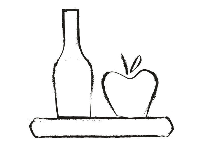 Refreshment amenity illustration